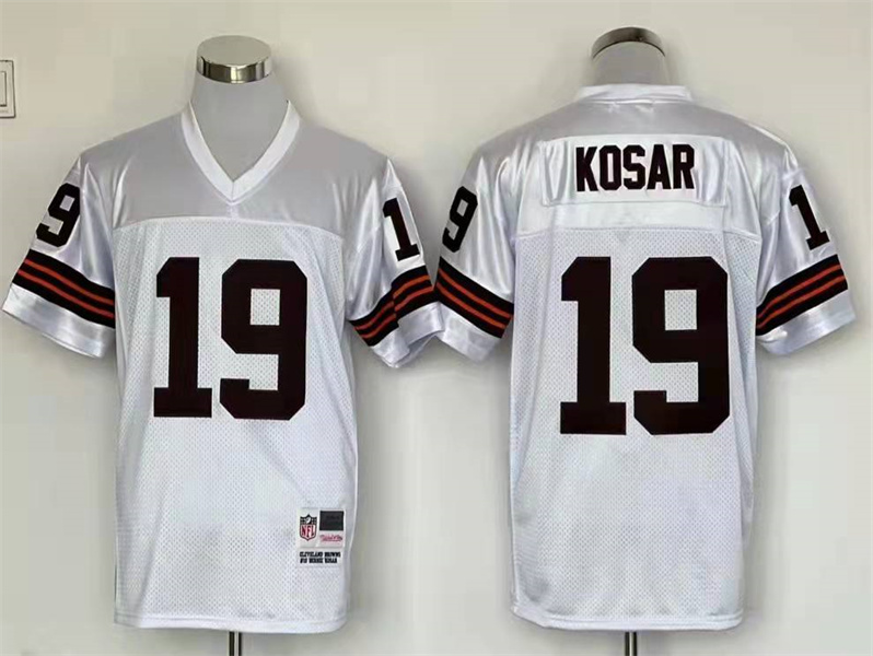 Men's Cleveland Browns Bernie Kosar Mitchell & Ness White Legacy Jersey